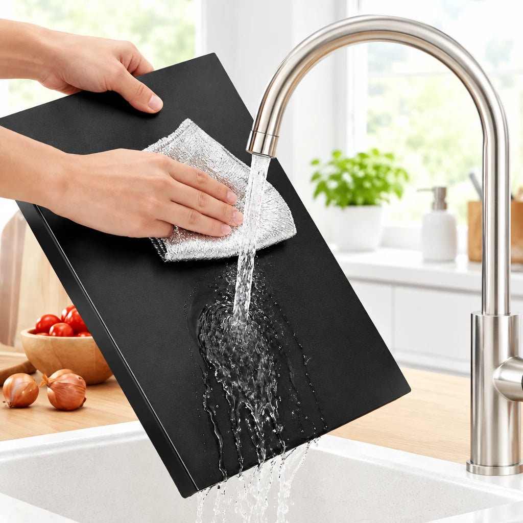 Anti-Slip Cutting Board with Counter Lip