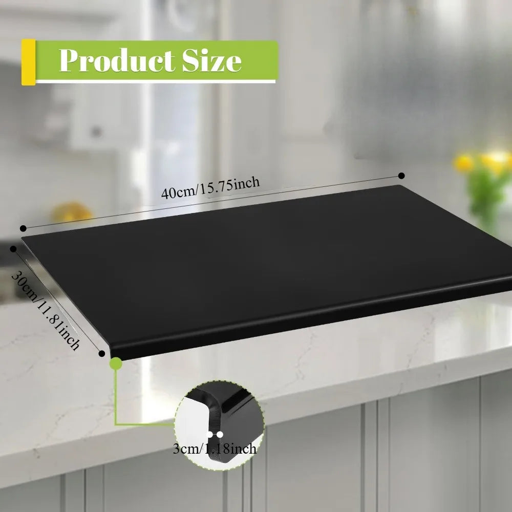 Anti-Slip Cutting Board with Counter Lip
