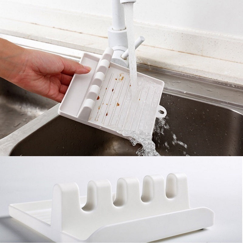 Utensil and Pot Lid Rest Tray