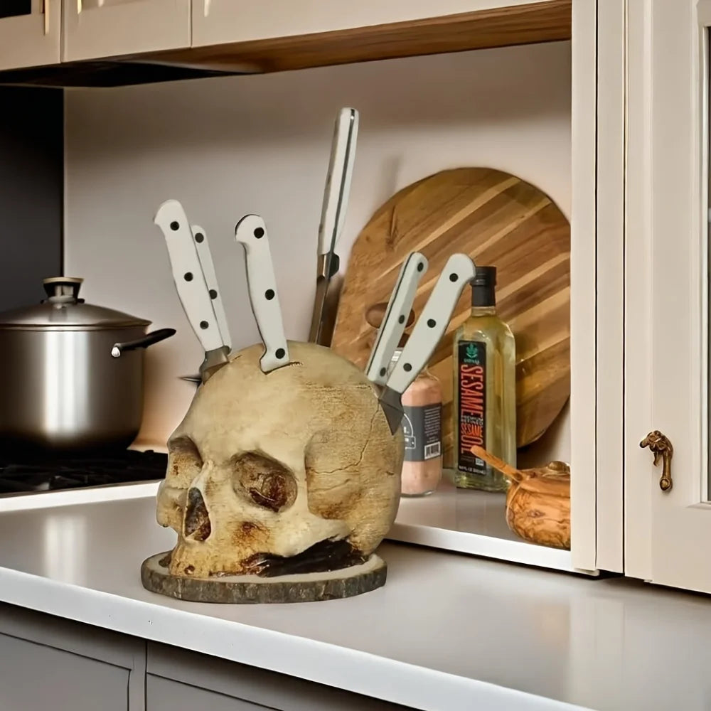 Skull-Shaped Knife Holder