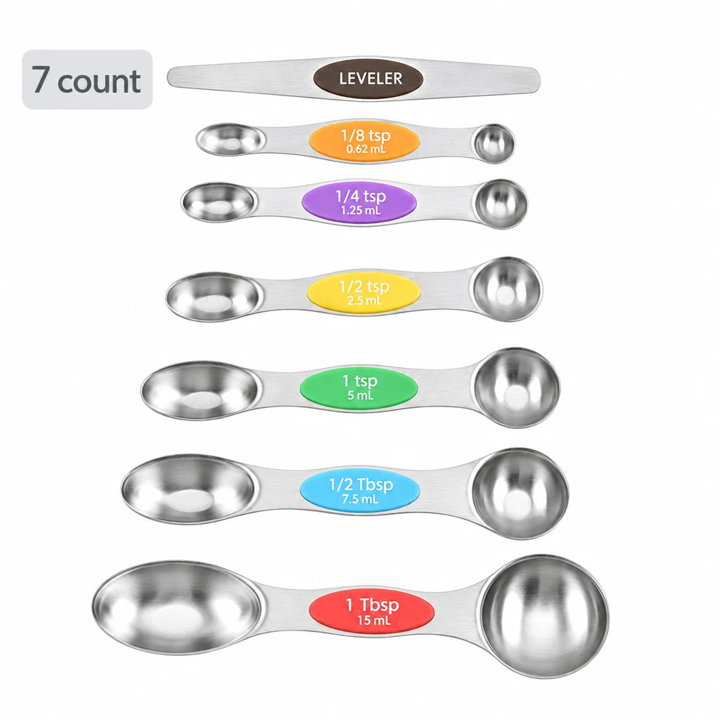Magnetic Measuring Spoons Set