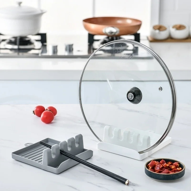 Utensil and Pot Lid Rest Tray