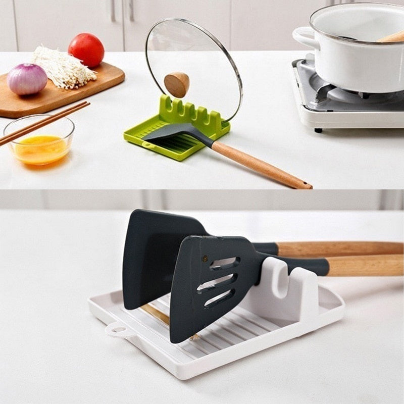 Utensil and Pot Lid Rest Tray