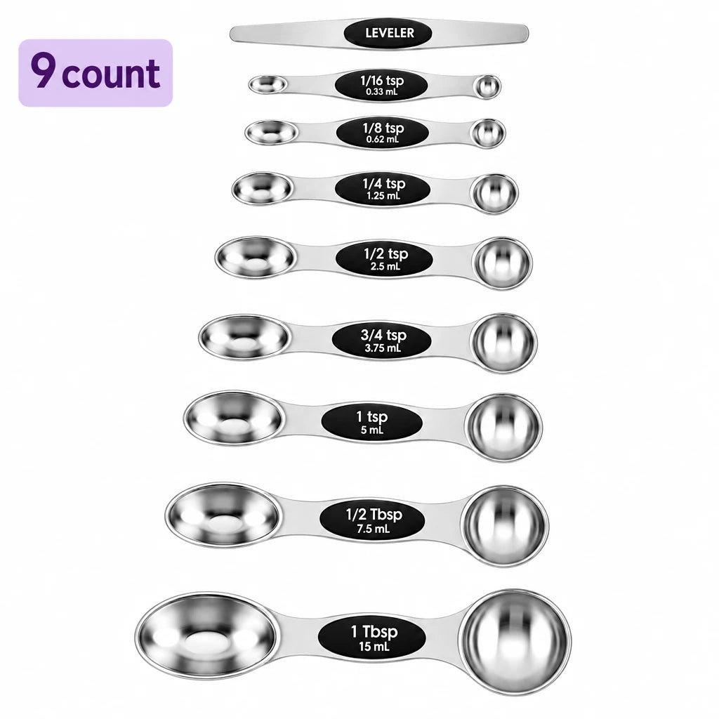 Magnetic Measuring Spoons Set