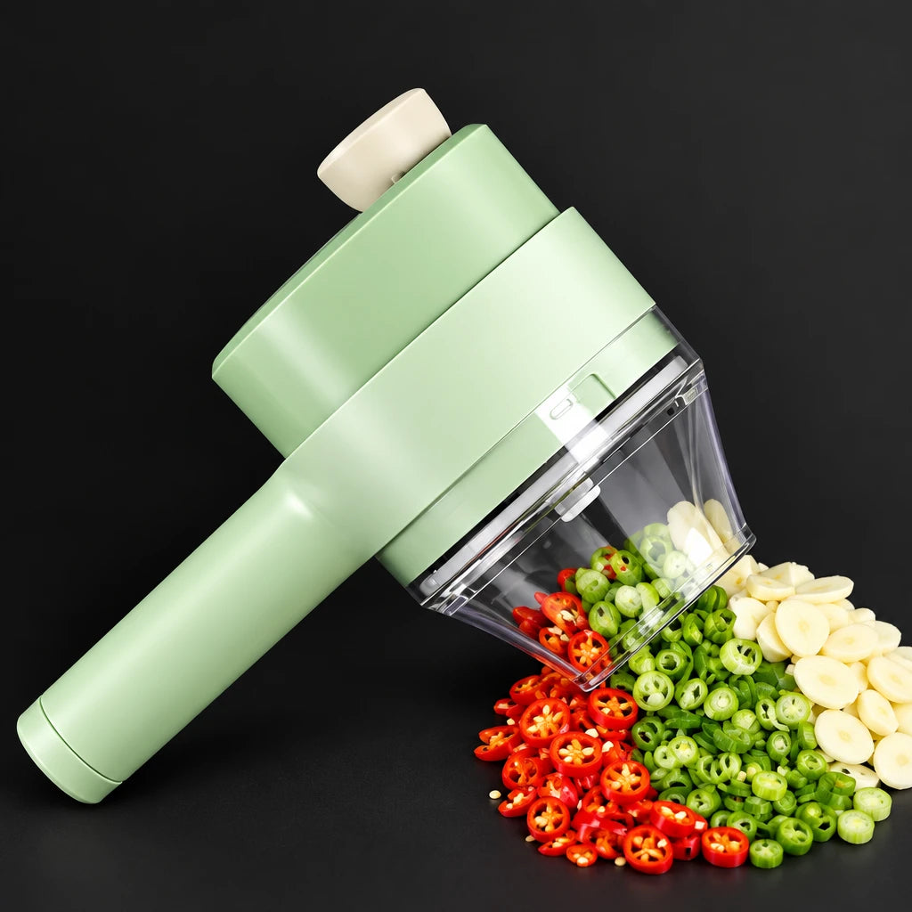 4-in-1 Electric Vegetable Slicer & Cutter