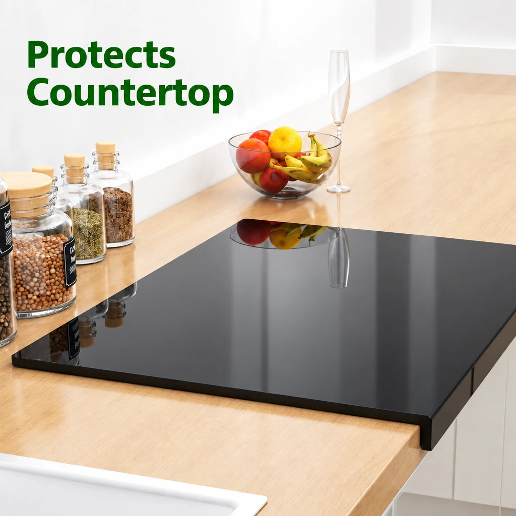 Anti-Slip Cutting Board with Counter Lip