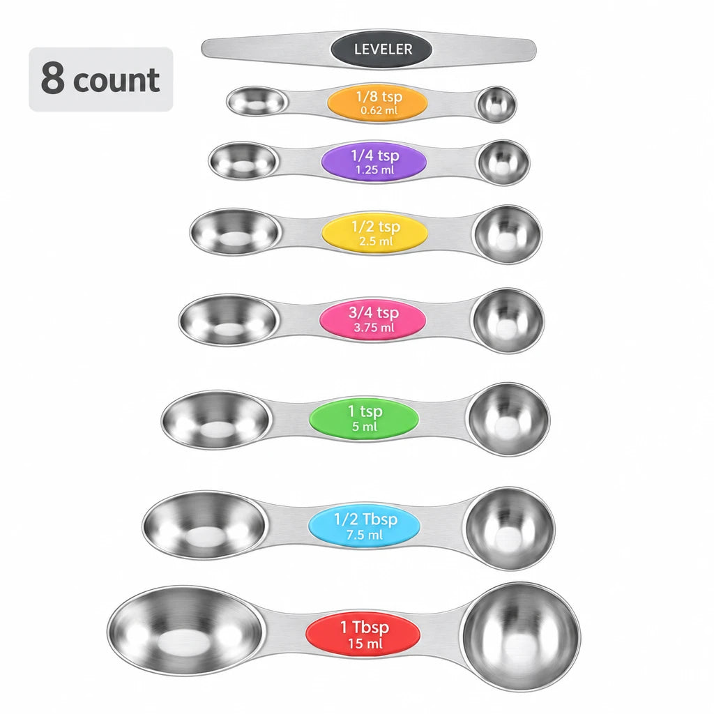 Magnetic Measuring Spoons Set