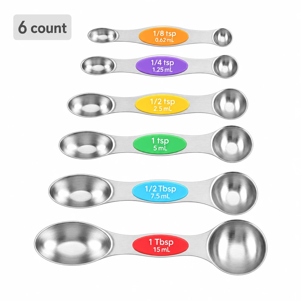 Magnetic Measuring Spoons Set
