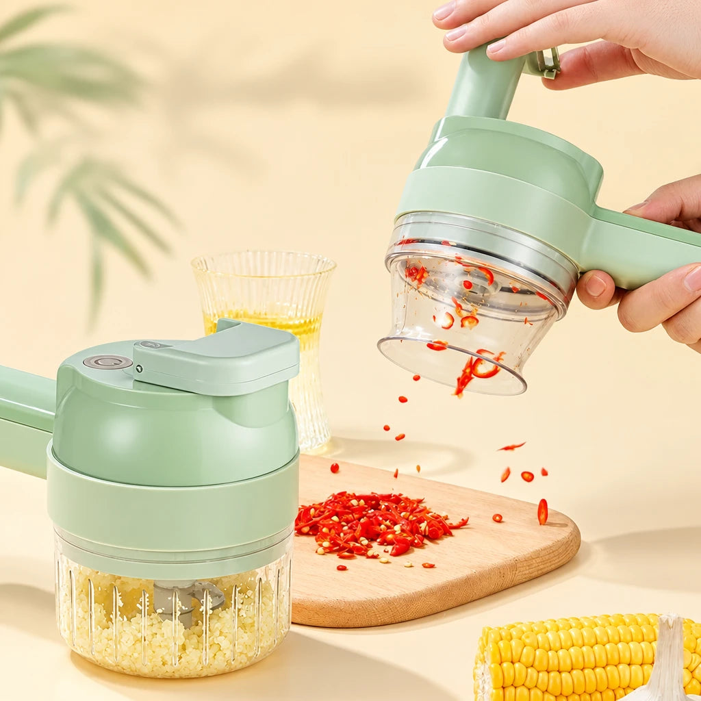 4-in-1 Electric Vegetable Slicer & Cutter
