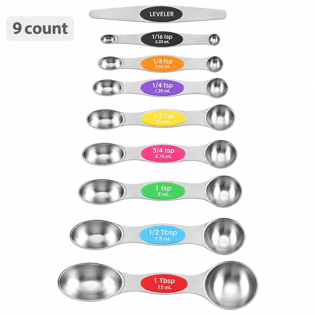 Magnetic Measuring Spoons Set