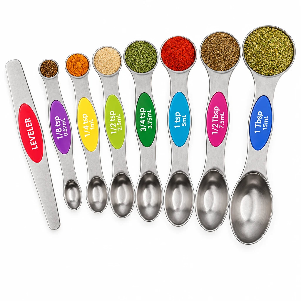 Magnetic Measuring Spoons Set