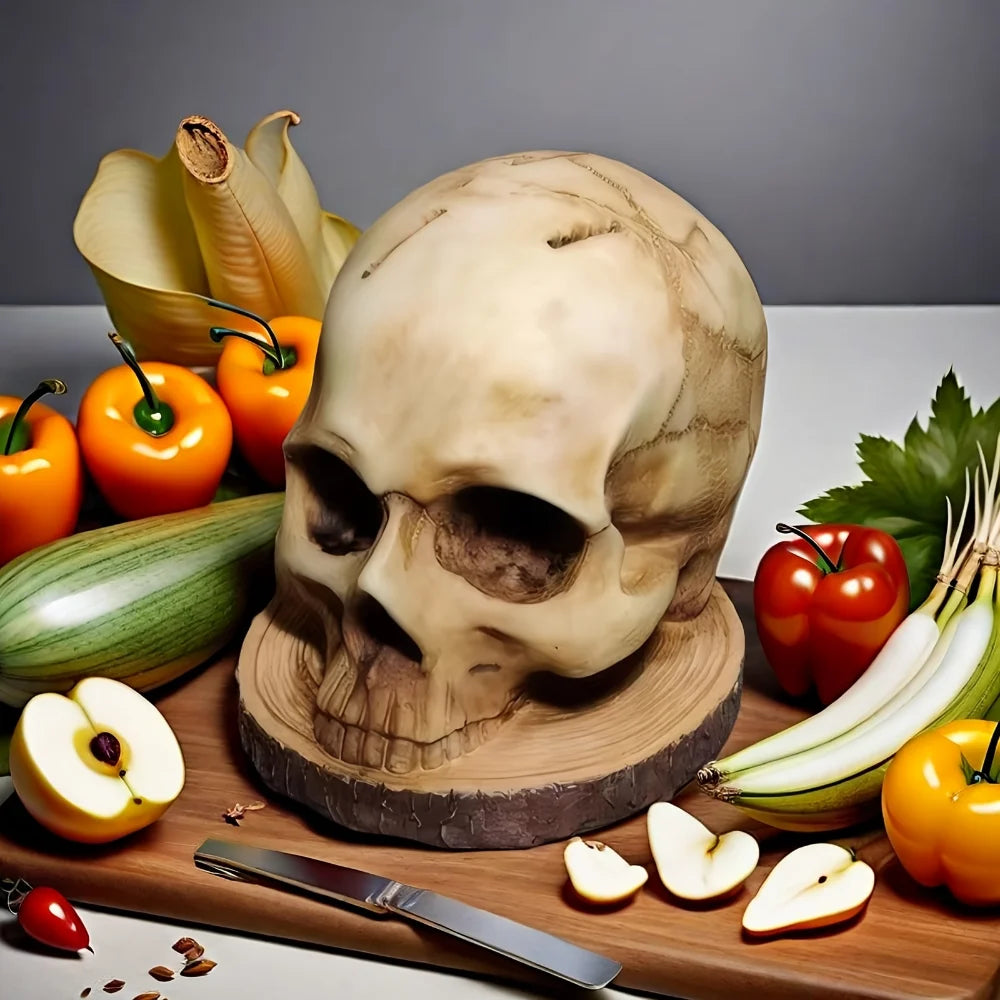 Skull-Shaped Knife Holder